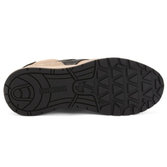 💛🔹️ STEVE MADDEN🔹️ Suede Burst Sneakers in tan/black for women - Picture 8 of 8